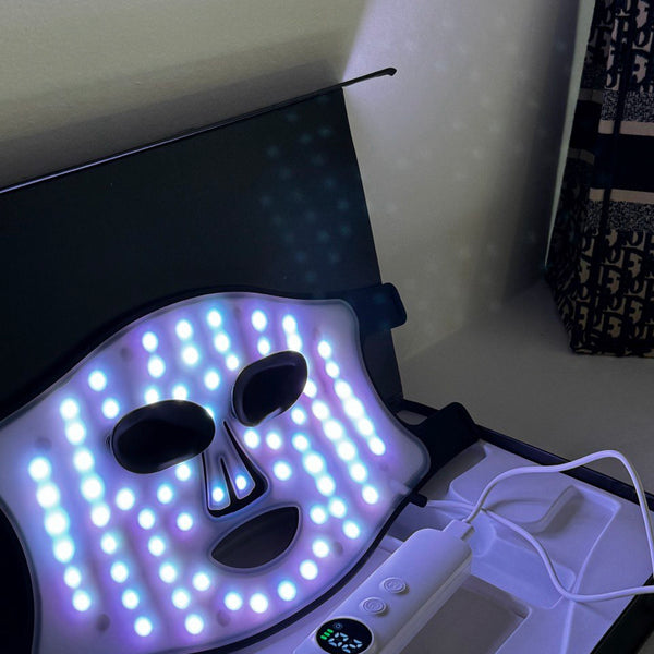 4 Color LED Light Therapy Mask - Silicone Facial Skin Care